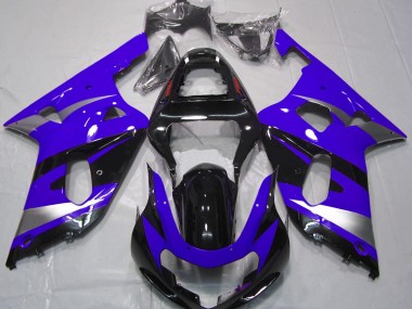 Best 01-03 Blue OEM Style Suzuki GSXR 600-750 Motorcycle Fairings